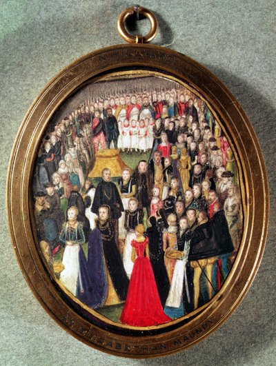 Cerimonia di Maundy elisabettiana da Lievine Teerlink